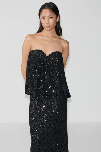 Strapless sequin top - Gina Tricot - Modalova