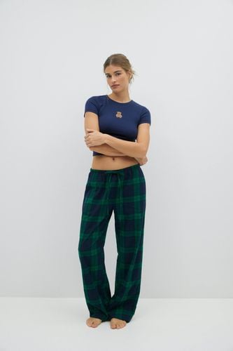 Flannel pyjamas trousers - Gina Tricot - Modalova