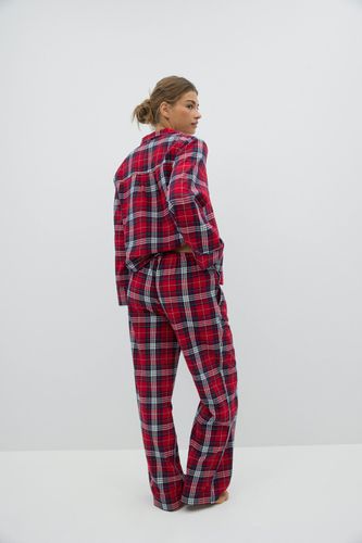 Flannel pyjamas trousers - Gina Tricot - Modalova