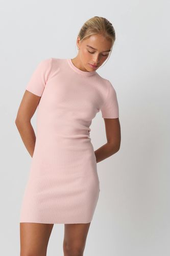 Short sleeve knit dress - Gina Tricot - Modalova