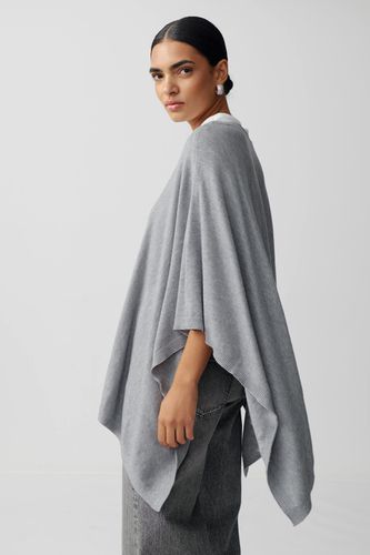 Knitted poncho - Gina Tricot - Modalova