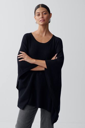 Knitted poncho - Gina Tricot - Modalova