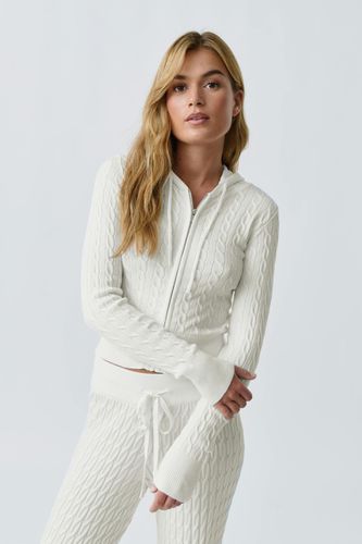 Cable knitted jacket - Gina Tricot - Modalova