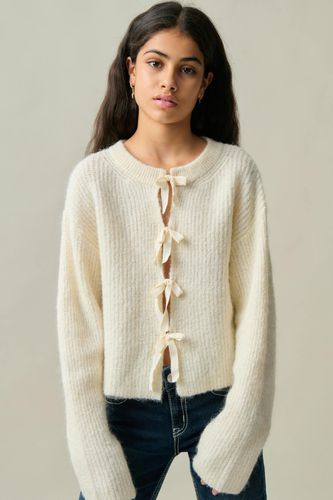 Y bow cardigan - Gina Tricot - Modalova