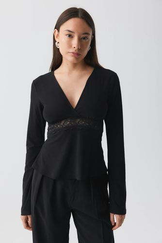 Lace detail top - Gina Tricot - Modalova