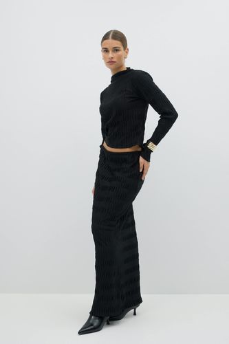 Pleated maxi skirt - Gina Tricot - Modalova