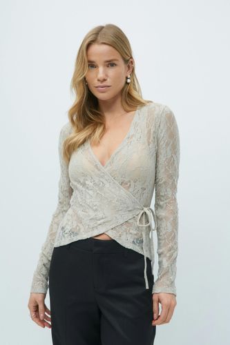 Lace wrap top - Gina Tricot - Modalova