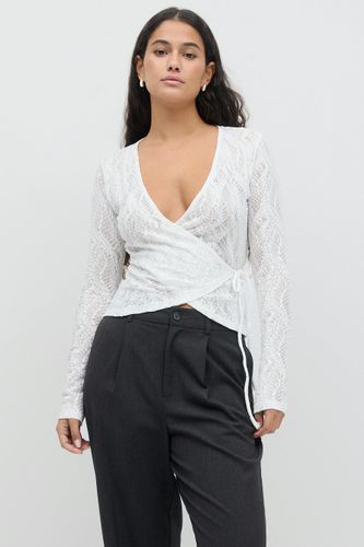 Lace wrap top - Gina Tricot - Modalova