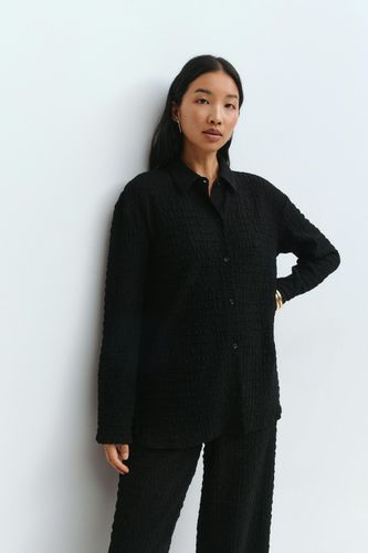 - Textured shirt - Hemden - Schwarz - M - Dame - Gina Tricot - Modalova