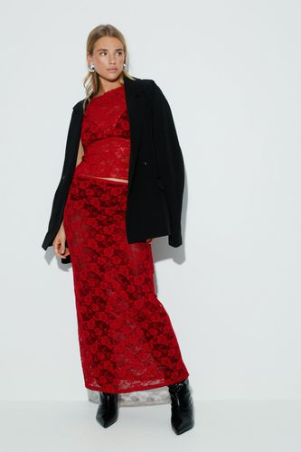 Lace maxi skirt - Gina Tricot - Modalova