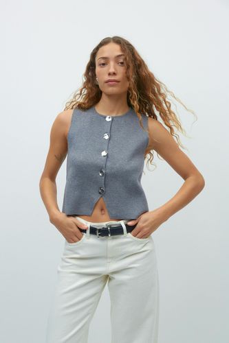 Fine knitted vest - Gina Tricot - Modalova