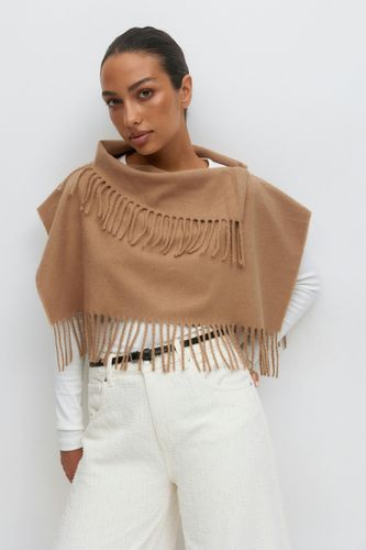 - Fringe polo scarf - Schals & Halstücher - Beige - ONESIZE - Dame - Gina Tricot - Modalova