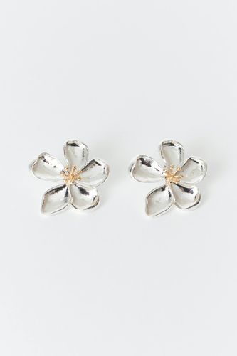 - Flower earrings - Ohrringe - Silber - ONESIZE - Dame - Gina Tricot - Modalova