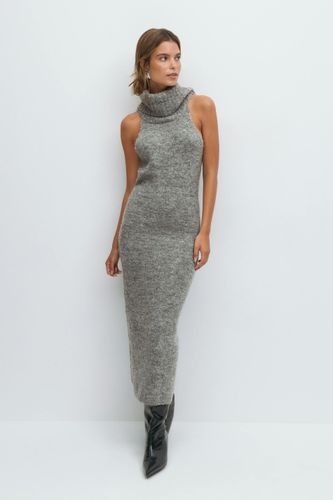 - Sleeveless polo knitted dress - Kleider & Jumpsuits - Grau - XL - Dame - Gina Tricot - Modalova