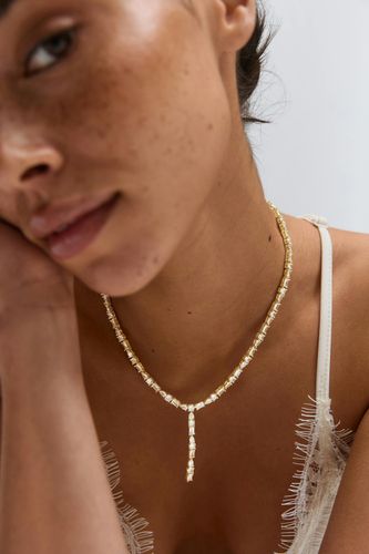 - Rhinestone necklace - Halskette - Gold - ONESIZE - Dame - Gina Tricot - Modalova