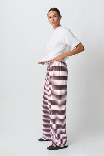 Striped soft trousers - Gina Tricot - Modalova