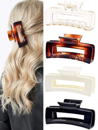 Fashion Women's Hair Accessories 4 Pcs Square-shaped Hair Claws - DressLily.com - Modalova