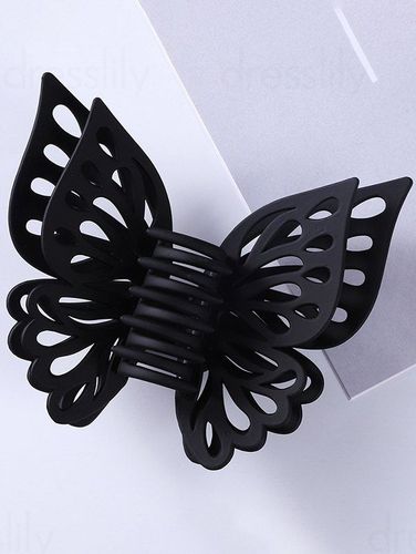 Fashion Women's Hair Accessories Hollow Out Butterfly Plain Color Trendy Hair Claw - DressLily.com - Modalova