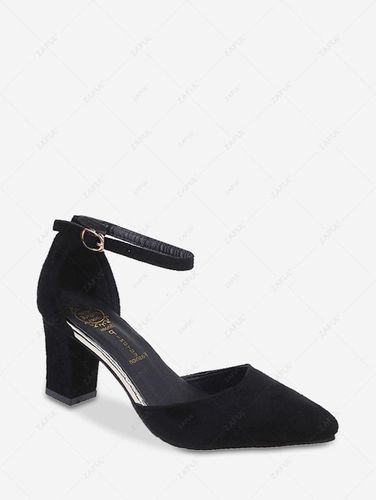 High Heel Pointed Toe Ankle Strap Chunky Heel Pumps - ZAFUL Product Catalog (GBP) - Modalova