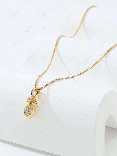Plated 18K Gold Pine Cone Pendant Necklace - ZAFUL Product Catalog (GBP) - Modalova