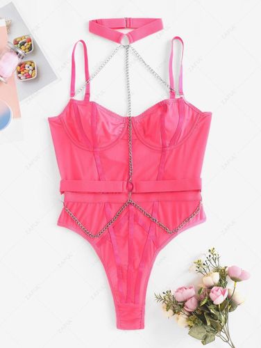 Ropa Interior con Cadena de Pierna Alta - ZAFUL - Modalova