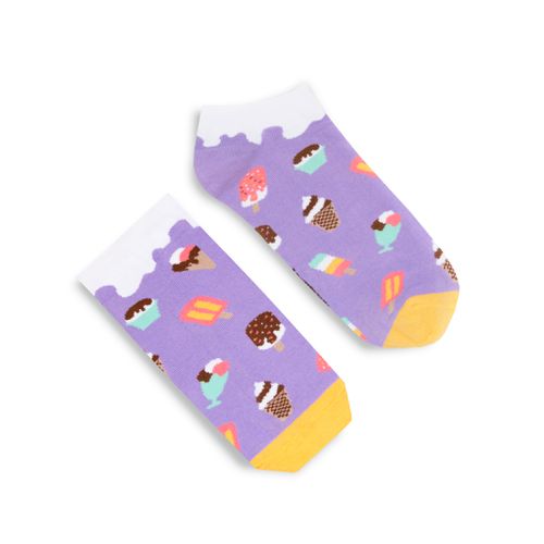 Unisex's Socks Short Ice-cream - Banana Socks - Modalova