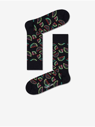 Black Patterned Socks - Men - Happy Socks - Modalova