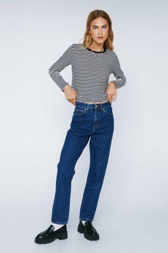 Womens Cotton Straight Leg Denim Jeans - - 6 - Nasty Gal - Modalova