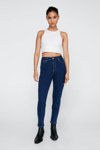 Womens Petite Denim Skinny Jeans - - 4 - Nasty Gal - Modalova