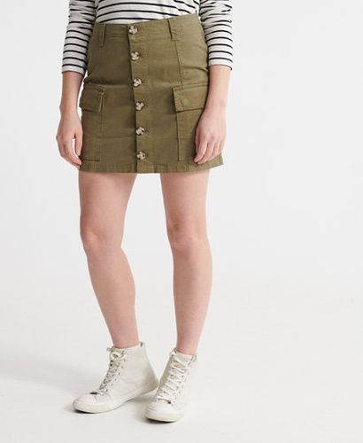 Women's Alchemy Cargo Mini Skirt Green / Capulet Olive - Size: 8 - Superdry - Modalova