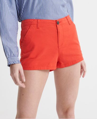 Women's Chino Hot Shorts Red / Apple Red - Size: 6 - Superdry - Modalova