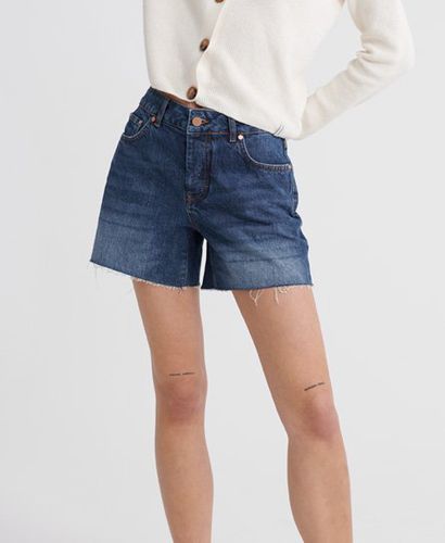 Damen Mittellange Denim-Shorts - Größe: 36 - Superdry - Modalova