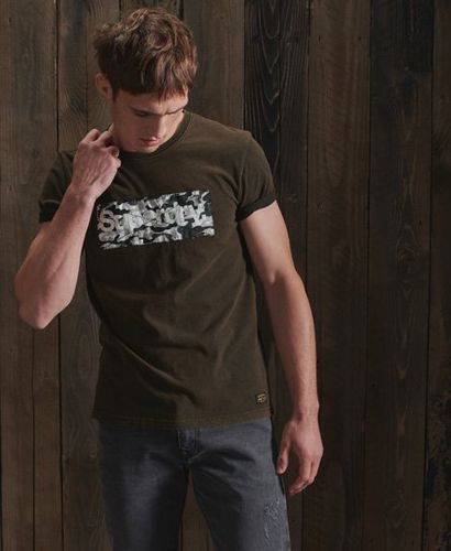 T-Shirt mit Tarnmuster und Core-Logo - Superdry - Modalova
