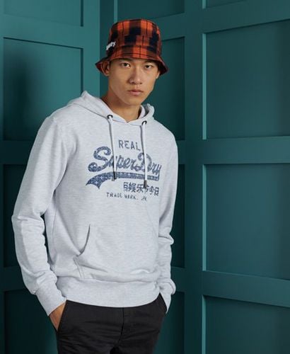 Sudadera cepillada con capucha Infill Vintage Logo - Superdry - Modalova