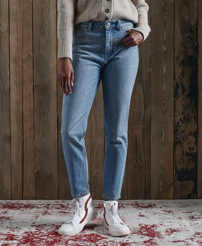 Women's High Slim Taper Jeans Blue / Amity Blue Aged - Size: 25/32 - Superdry - Modalova