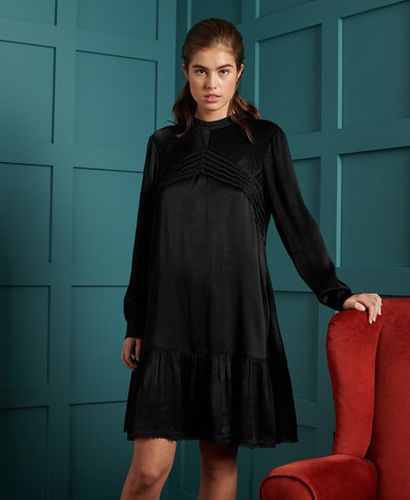 Women's Dry Lace Dress Black - Size: 10 - Superdry - Modalova