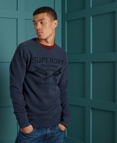 Workwear Sweatshirt mit Stickerei und Rundhalsausschnitt - Superdry - Modalova