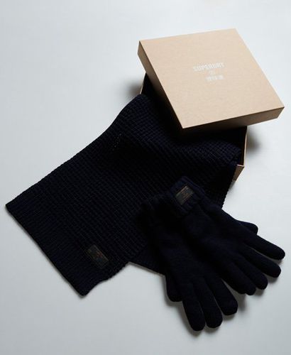 Conjunto para regalo de bufanda y guantes Stockholm - Superdry - Modalova