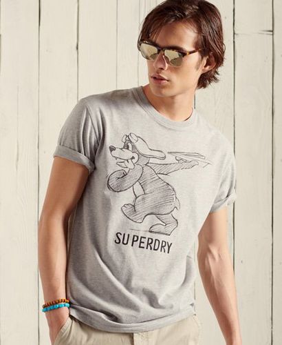 Camiseta gráfica de estilo militar y corte cuadrado - Superdry - Modalova
