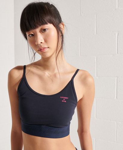 Women's Essential Strappy Crop Top Navy / Eclipse Navy - Size: 10 - Superdry - Modalova