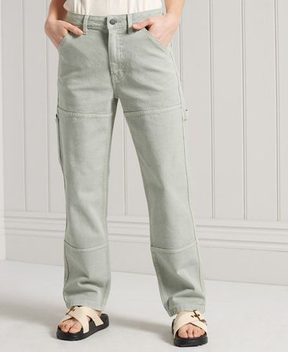Women's Carpenter Pants Green / Explorer Sage - Size: 26/32 - Superdry - Modalova