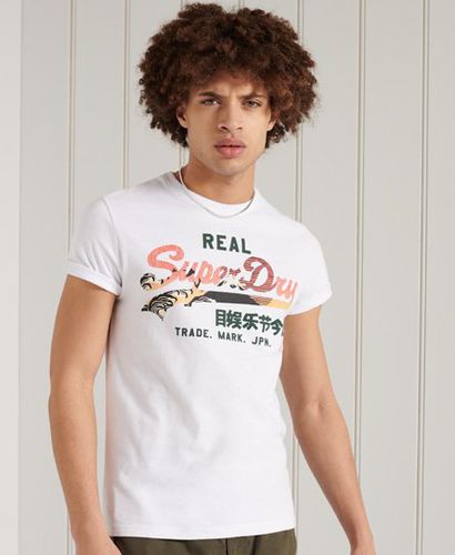 Itago T-Shirt mit Vintage Logo und Standardgewicht - Superdry - Modalova