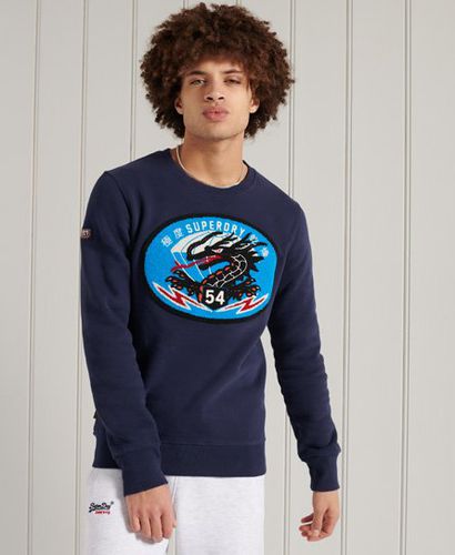 Limited Edition Chenille Sweatshirt mit Rundhalsausschnitt und A - Superdry - Modalova