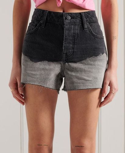 Women's High Rise Cut Off Shorts / Diy Wolcott Stone - Size: 28 - Superdry - Modalova