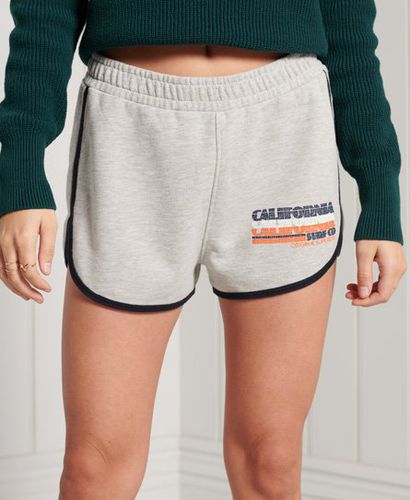 Women's Cali Jersey Shorts / Marl - Size: 10 - Superdry - Modalova