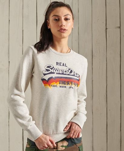 Sudadera de cuello redondo Vintage Logo Retro Rainbow - Superdry - Modalova