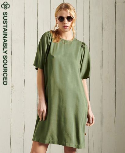 Women's T-shirt Dress Green / Four Leaf Clover - Size: 10 - Superdry - Modalova