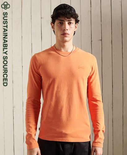 Camiseta de algodón orgánico con bordado de la colección Orange - Superdry - Modalova