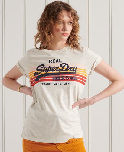 Camiseta con logo Vintage Retro Rainbow - Superdry - Modalova