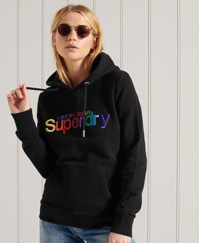 Sudadera clásica con capucha y bordado Rainbow - Superdry - Modalova